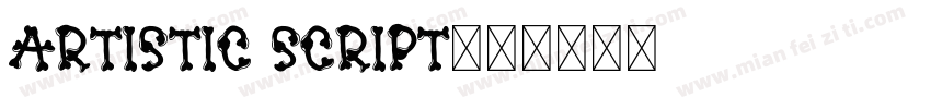 Artistic Script字体转换